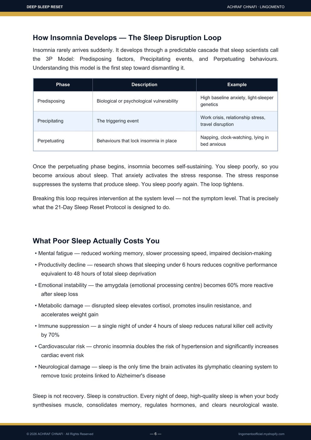 Deep Sleep Reset — The 21-Day Scientific Protocol to Eliminate Insomnia & Wake Up Fully Recharged