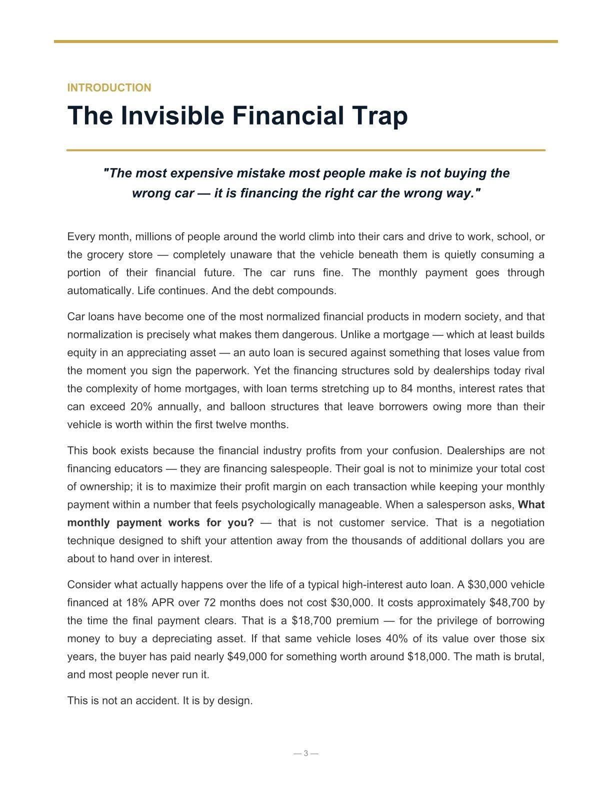 The Car Loan Escape Plan — Escape High-Interest Auto Loans & Take Back Your Financial Life