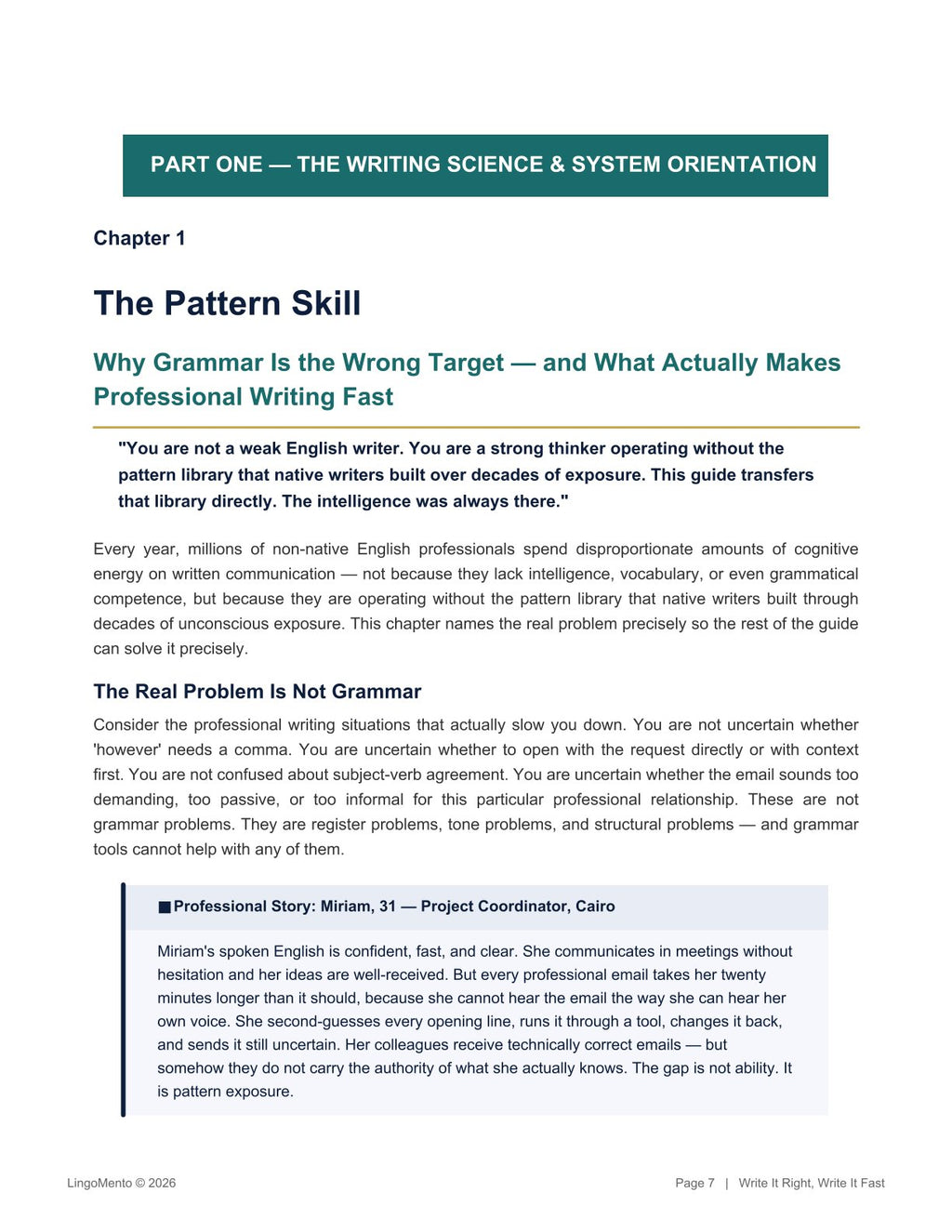 Write It Right, Write It Fast — The 50-Template Professional English Writing System