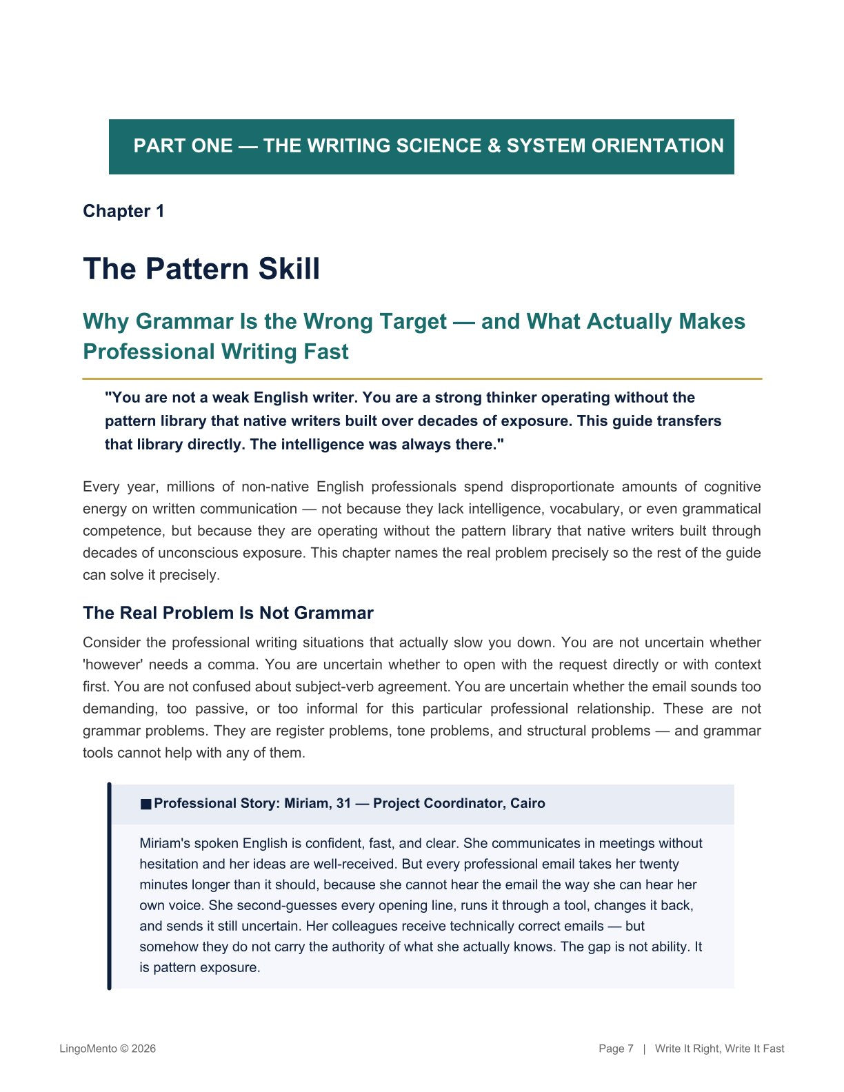 Write It Right, Write It Fast — The 50-Template Professional English Writing System