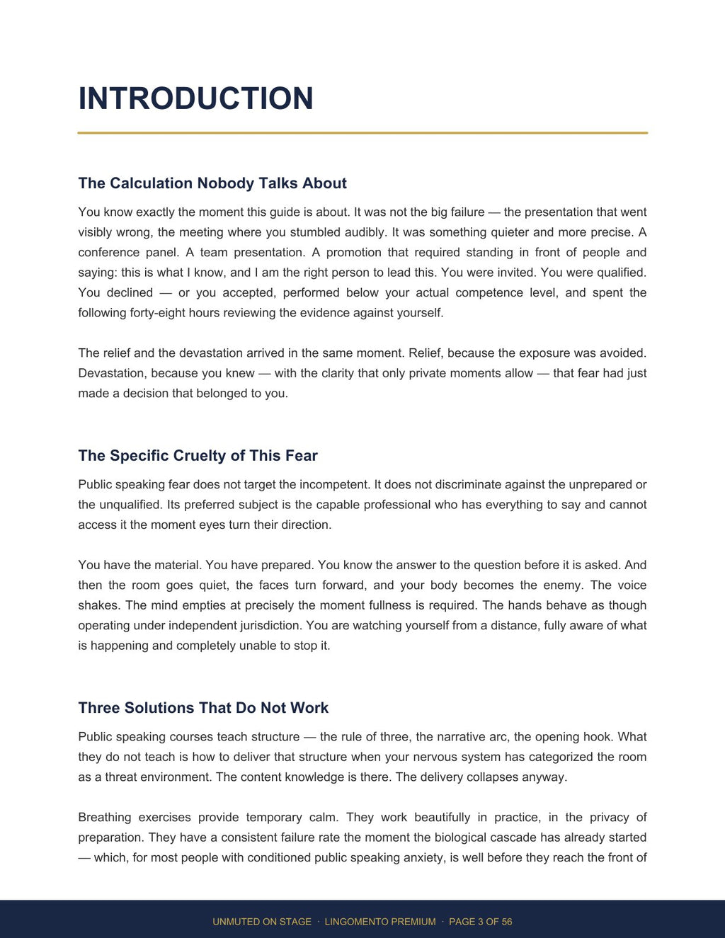 Unmuted on Stage — The 14-Day Protocol to Kill Your Fear of Public Speaking