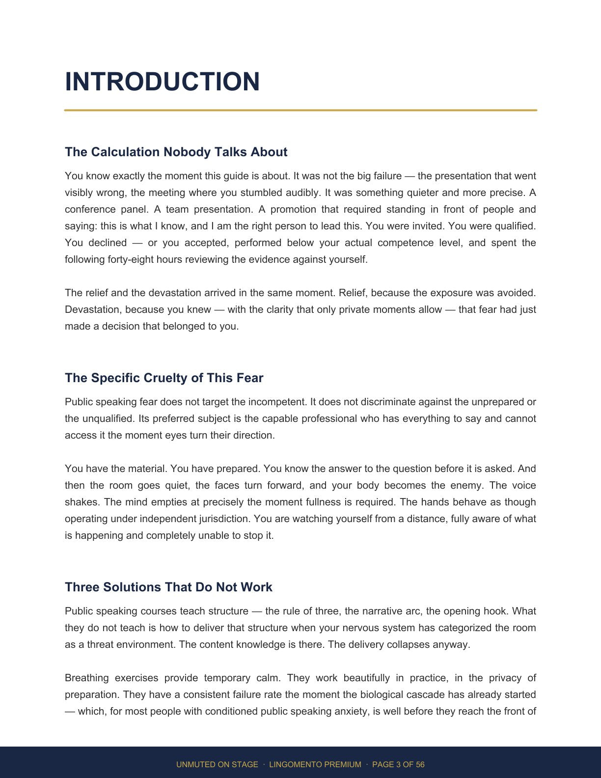 Unmuted on Stage — The 14-Day Protocol to Kill Your Fear of Public Speaking