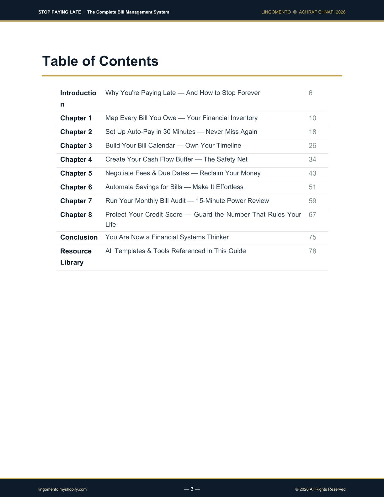 Stop Paying Late: The Complete Bill Management System
