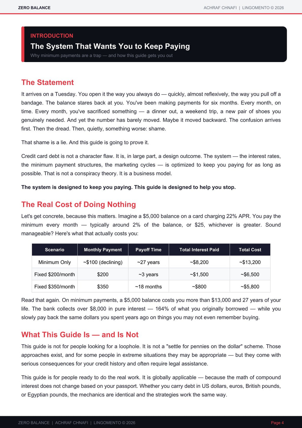 Zero Balance: The Ruthless Step-by-Step Plan to Destroy Your Credit Card Debt Before It Destroys You