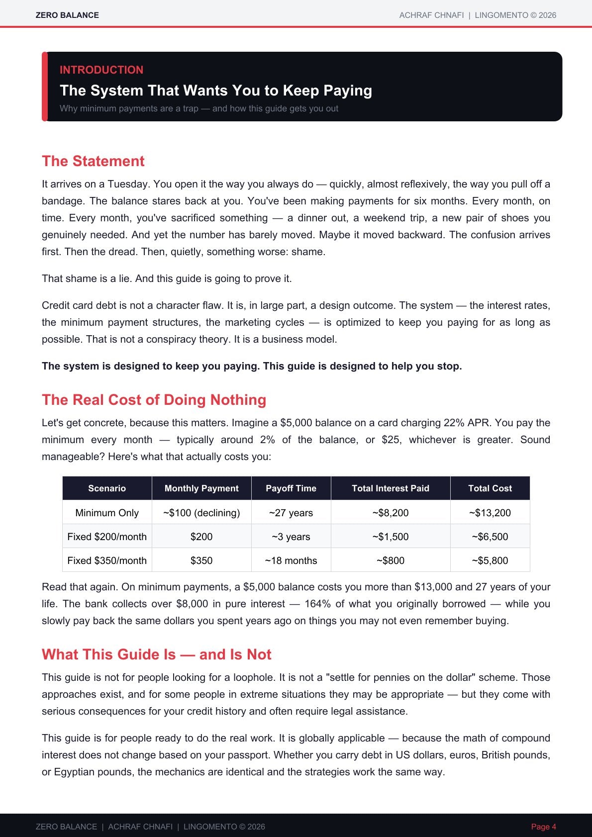 Zero Balance: The Ruthless Step-by-Step Plan to Destroy Your Credit Card Debt Before It Destroys You