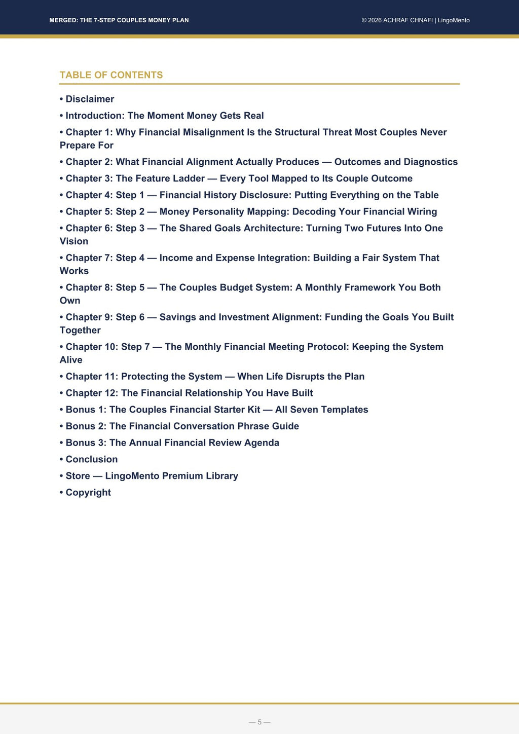 Merged: The 7-Step Couples Money Plan