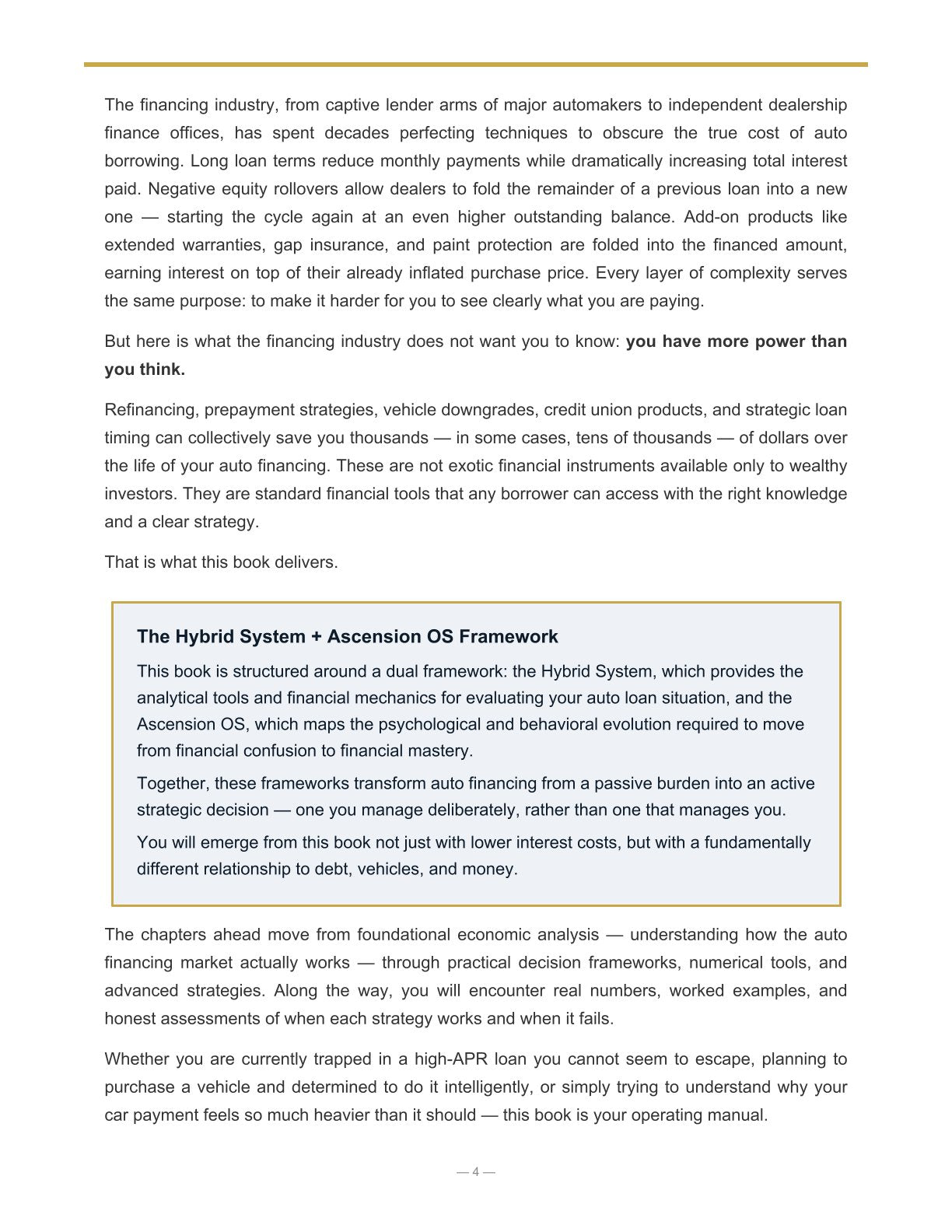The Car Loan Escape Plan — Escape High-Interest Auto Loans & Take Back Your Financial Life