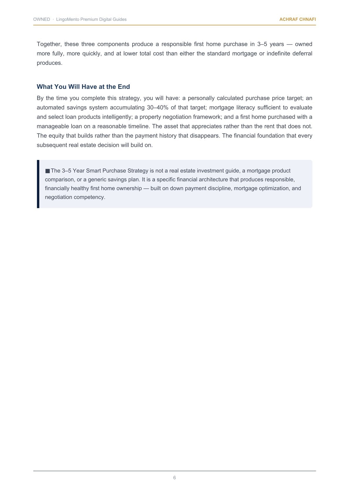 Owned: The Smart Home Purchase Strategy for First-Time Buyers
