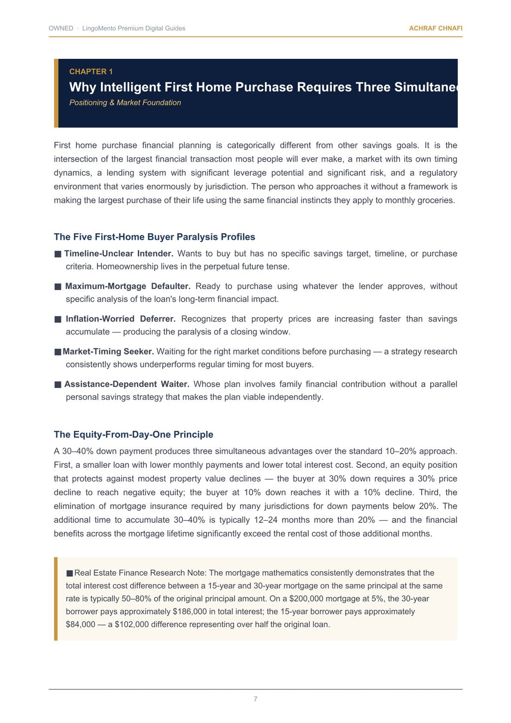 Owned: The Smart Home Purchase Strategy for First-Time Buyers
