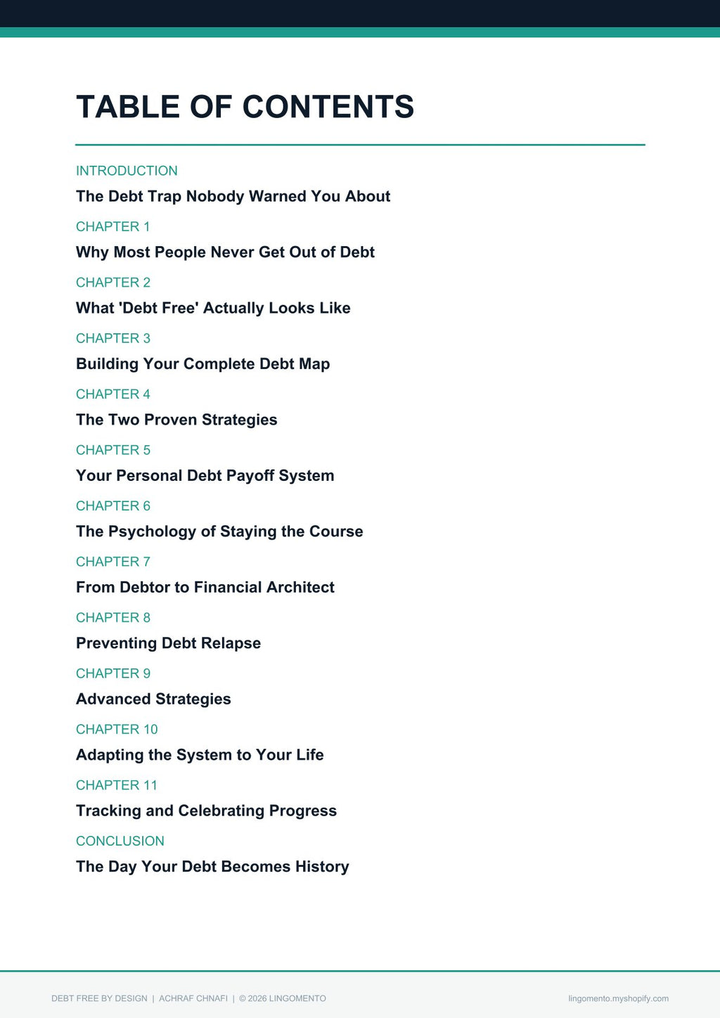 Debt Free By Design — The Step-by-Step System to Eliminate Credit Card Debt, Personal Loans & Financial Anxiety