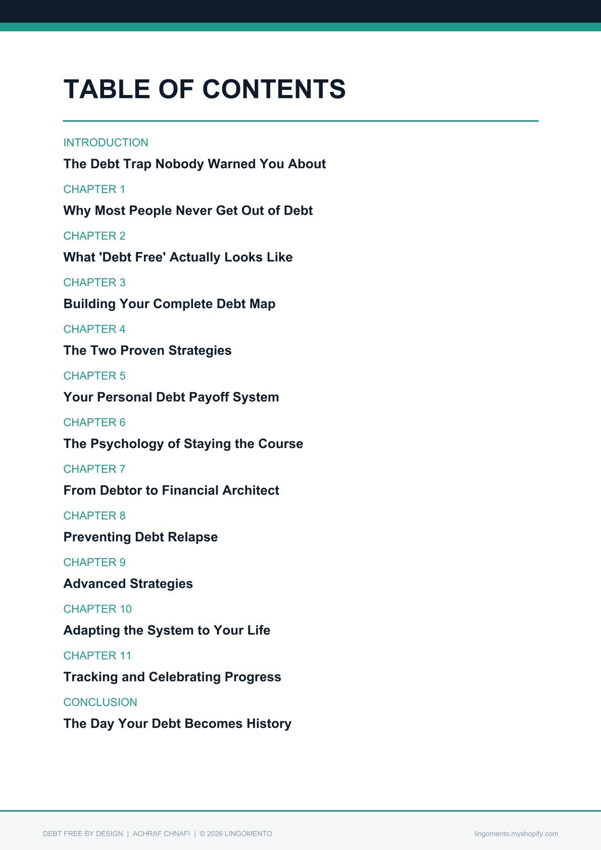 Debt Free By Design — The Step-by-Step System to Eliminate Credit Card Debt, Personal Loans & Financial Anxiety