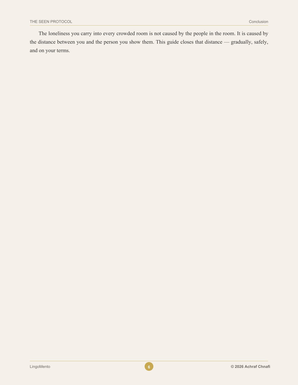The Seen Protocol — A Graduated System for People Who Are Liked by Everyone and Known by No One