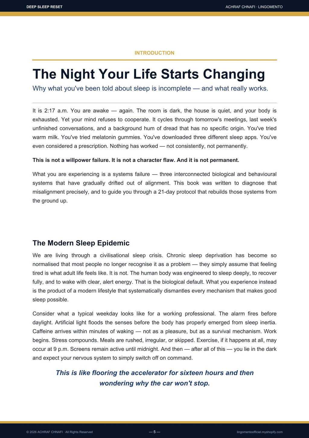 Deep Sleep Reset — The 21-Day Scientific Protocol to Eliminate Insomnia & Wake Up Fully Recharged