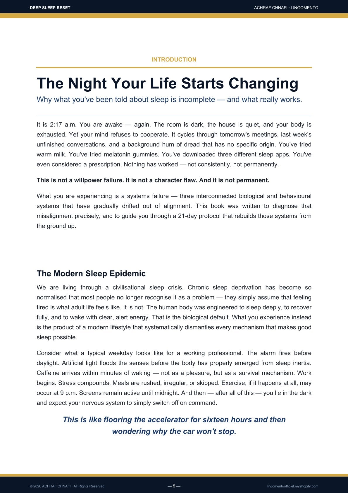 Deep Sleep Reset — The 21-Day Scientific Protocol to Eliminate Insomnia & Wake Up Fully Recharged