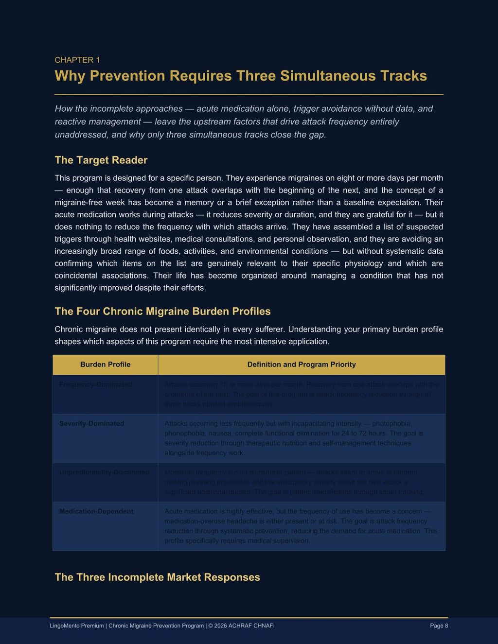 LESS: The 12-Week Migraine Prevention Program — Smart Tracking, Nutrition & Evidence-Based Self-Management (PDF Guide)