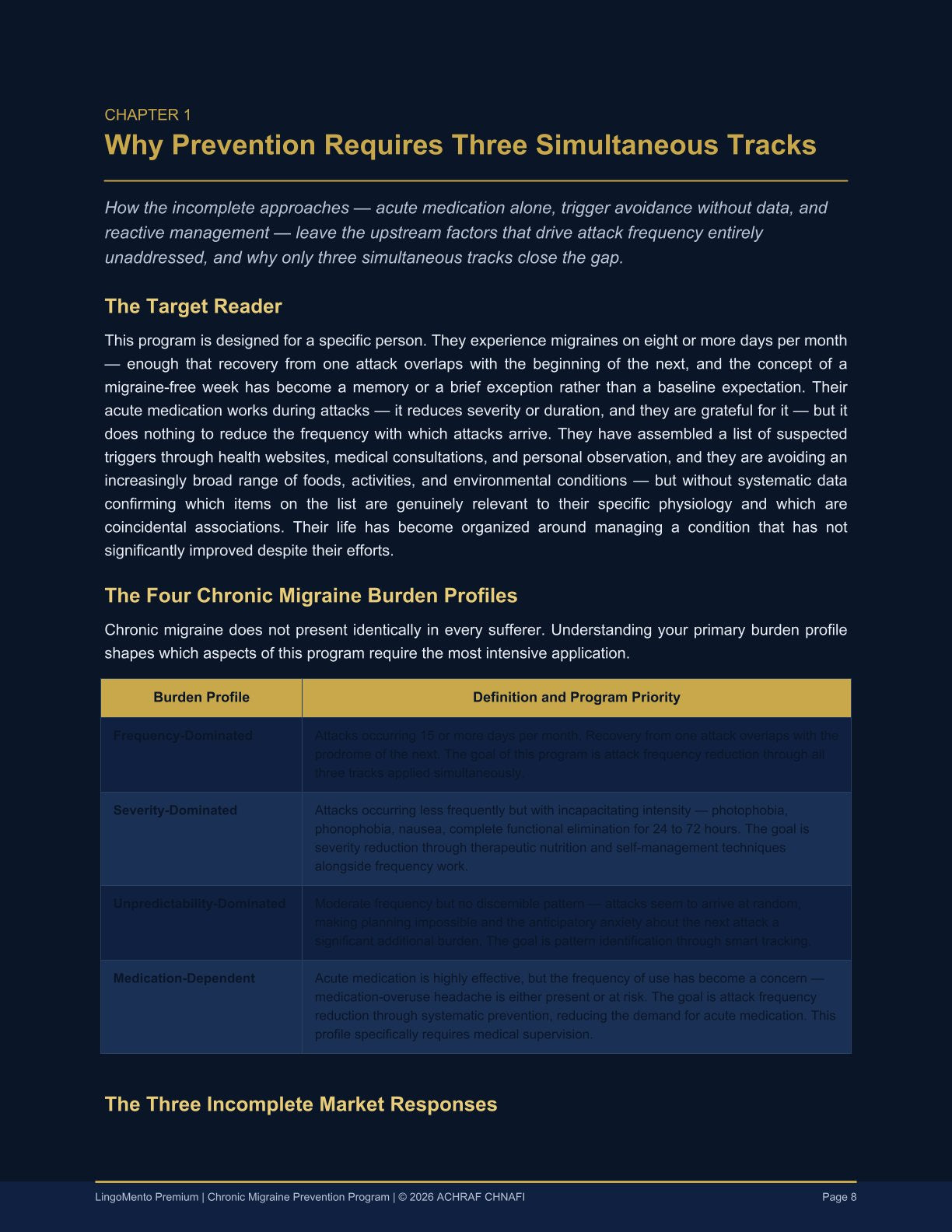 LESS: The 12-Week Migraine Prevention Program — Smart Tracking, Nutrition & Evidence-Based Self-Management (PDF Guide)