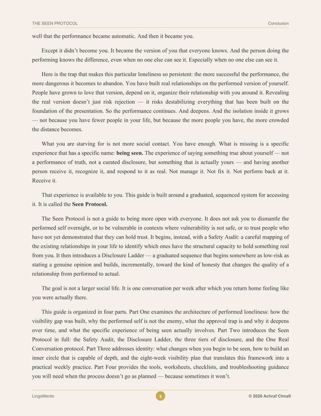 The Seen Protocol — A Graduated System for People Who Are Liked by Everyone and Known by No One