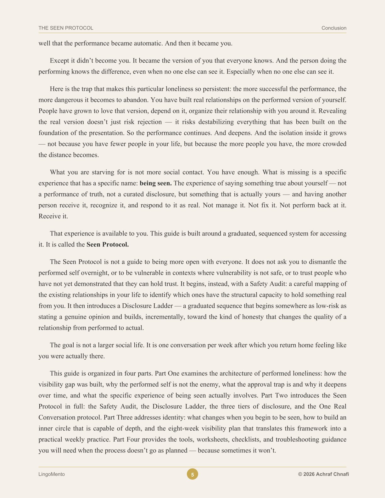 The Seen Protocol — A Graduated System for People Who Are Liked by Everyone and Known by No One