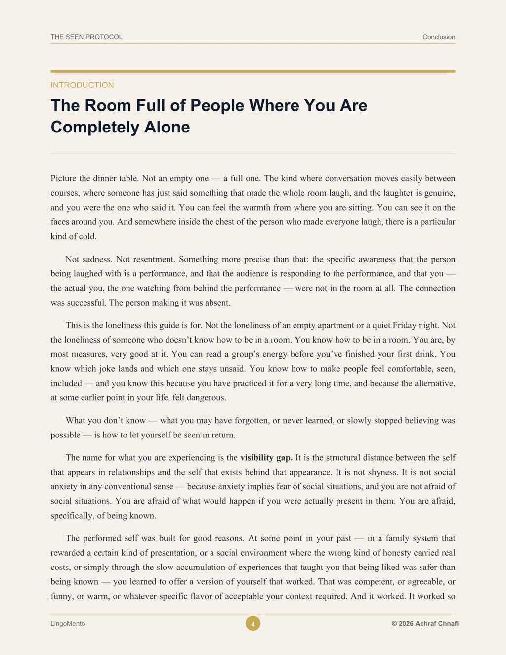 The Seen Protocol — A Graduated System for People Who Are Liked by Everyone and Known by No One