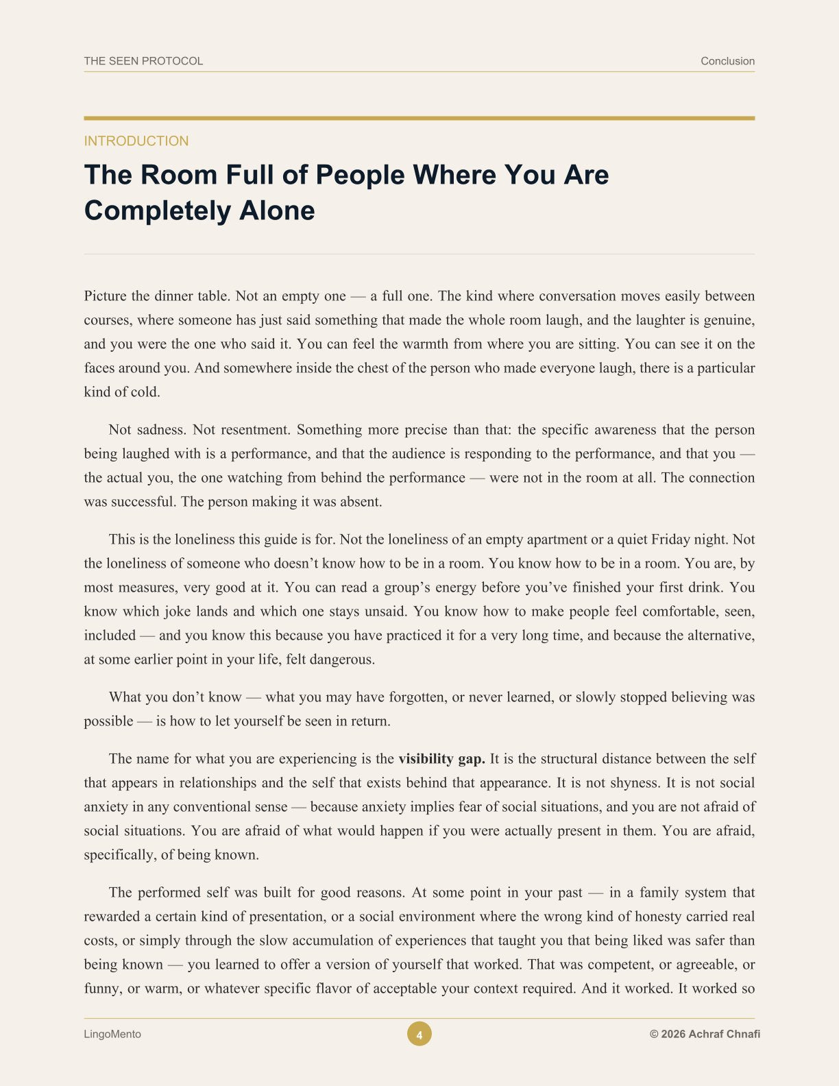 The Seen Protocol — A Graduated System for People Who Are Liked by Everyone and Known by No One