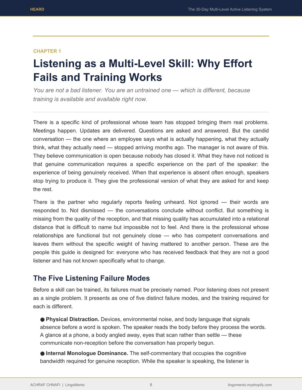 Heard: The 30-Day Active Listening System