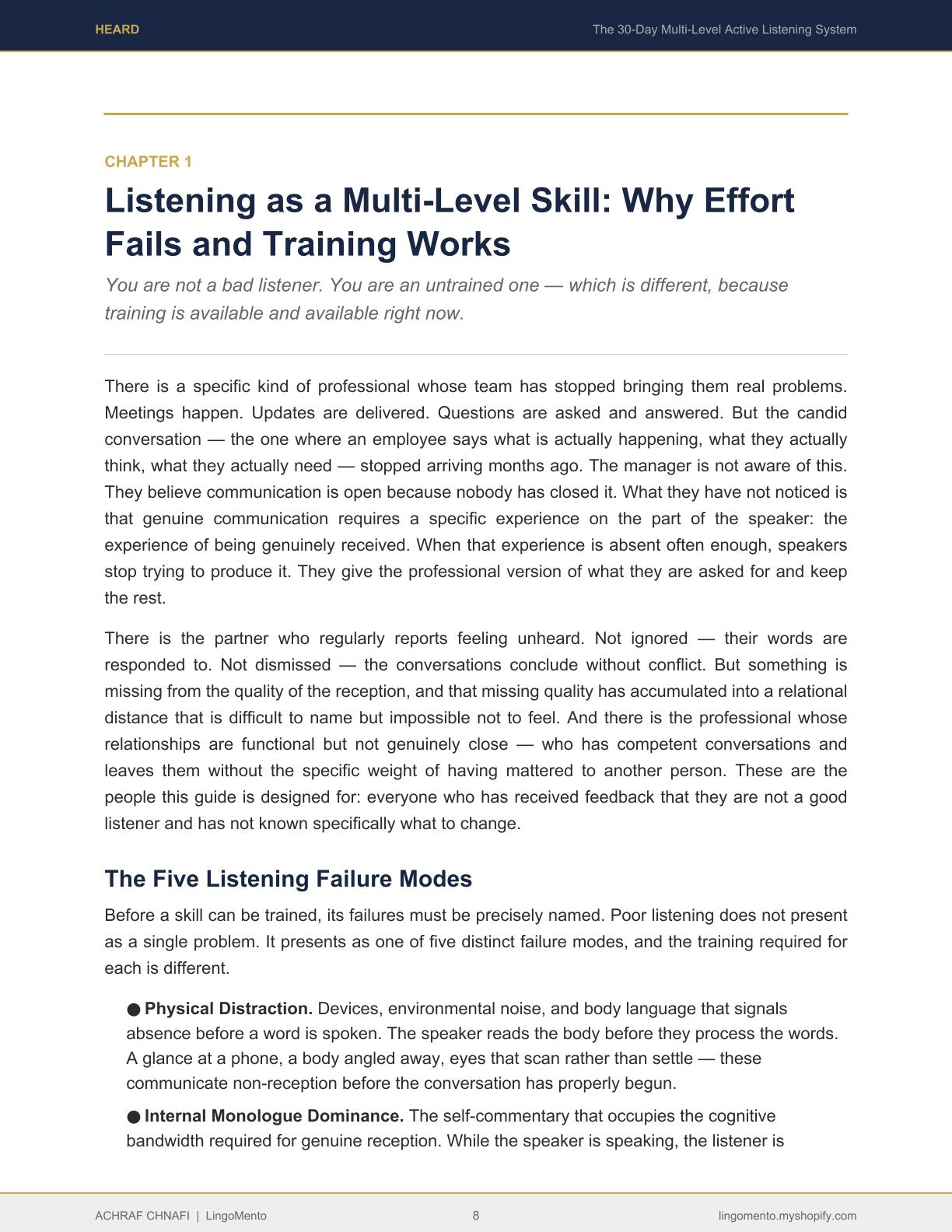 Heard: The 30-Day Active Listening System