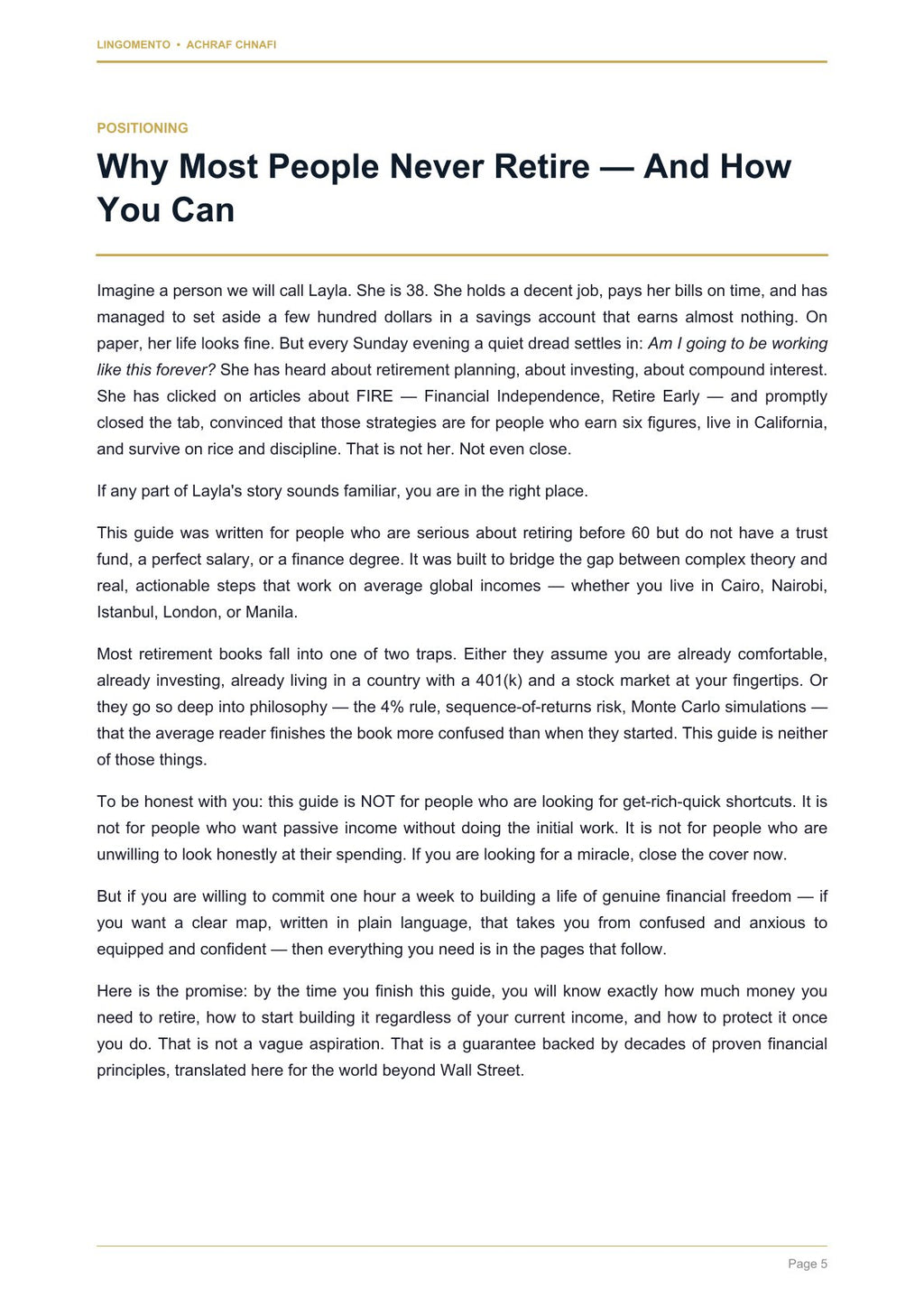 The Freedom Formula: Retire Before 60 on Any Income