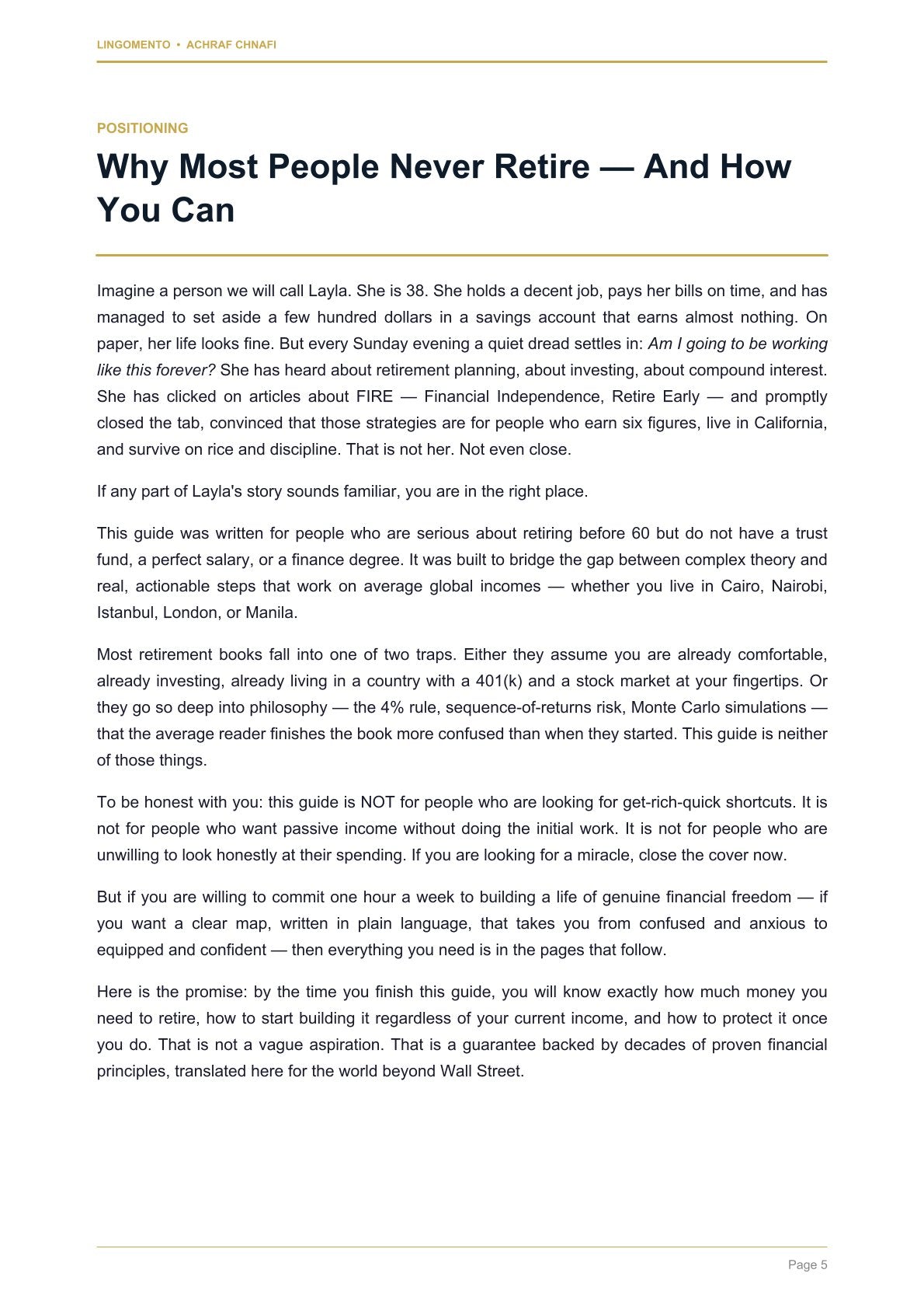 The Freedom Formula: Retire Before 60 on Any Income