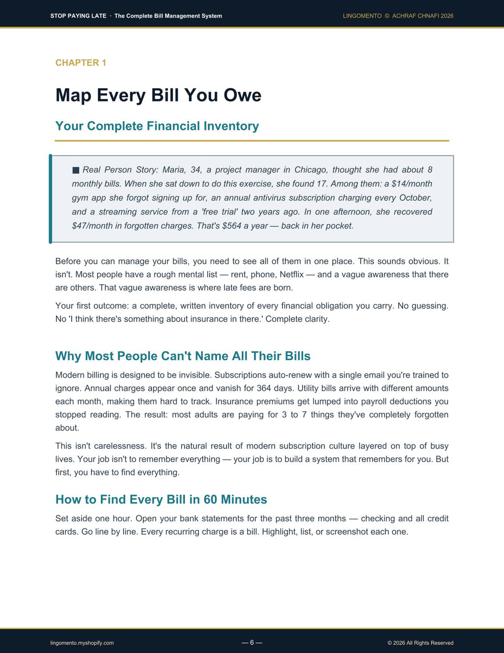 Stop Paying Late: The Complete Bill Management System
