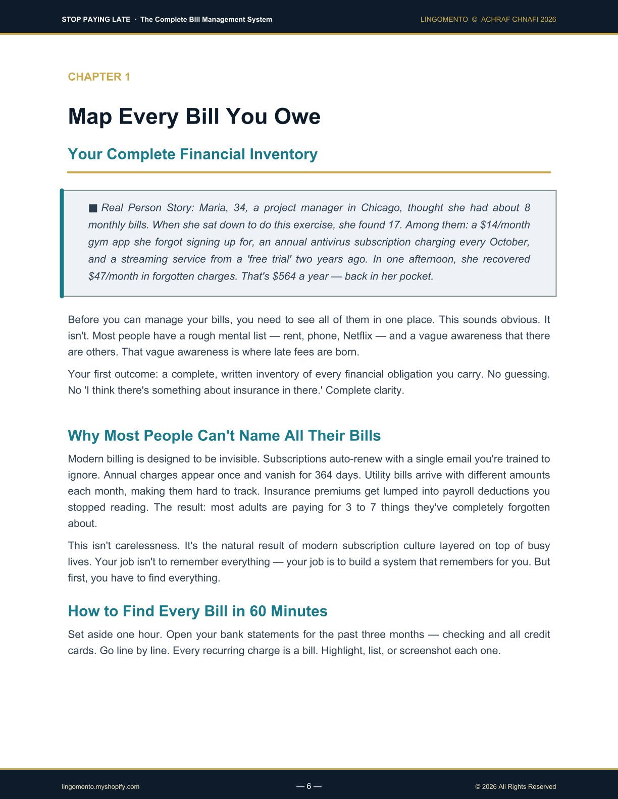 Stop Paying Late: The Complete Bill Management System
