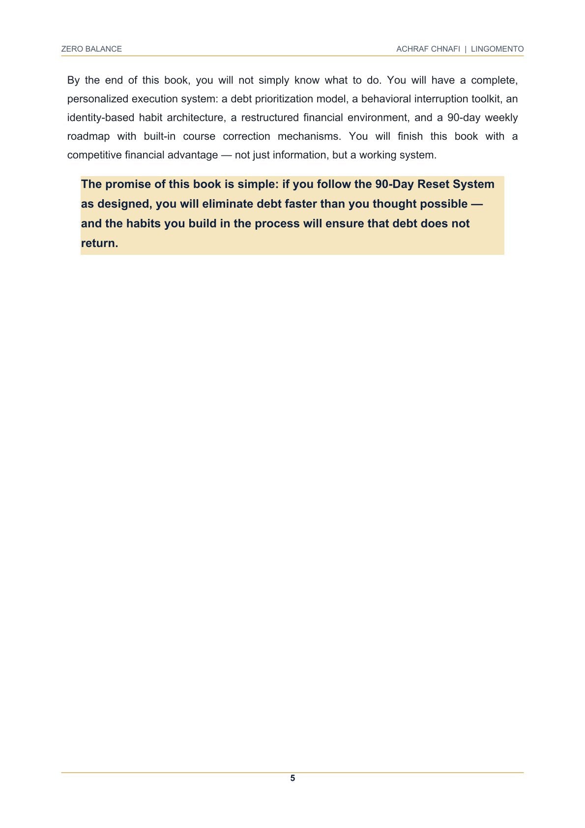 Zero Balance: The 90-Day System to Eliminate Debt and Build Financial Discipline That Lasts