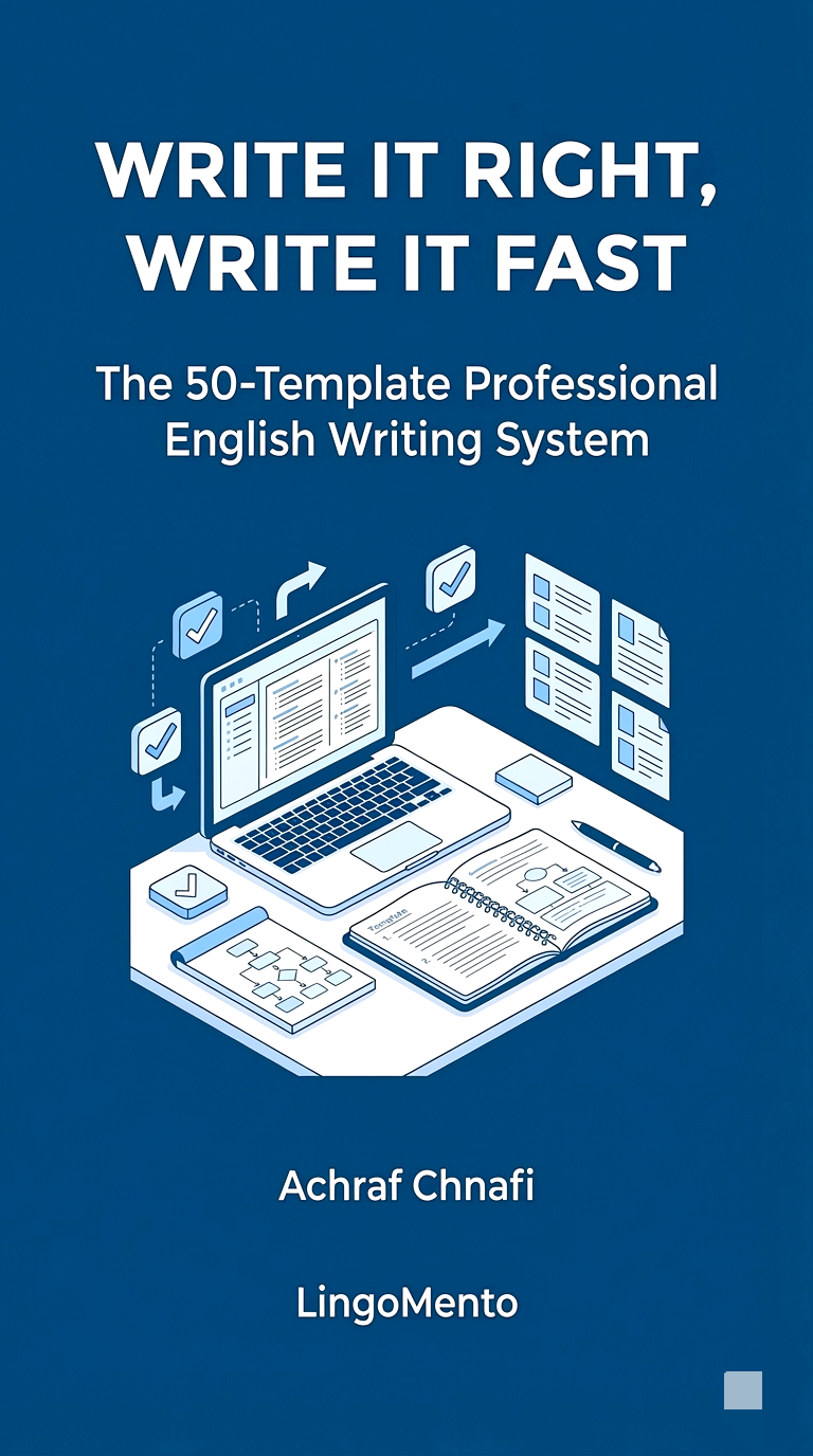 Write It Right, Write It Fast — The 50-Template Professional English Writing System