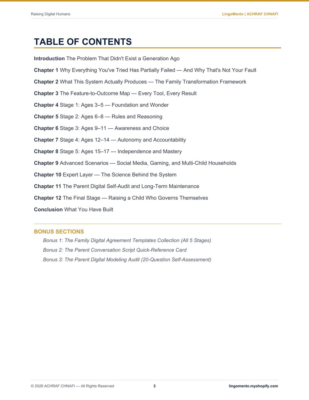 Raising Digital Humans: The 5-Stage Balance System